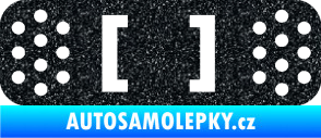 Samolepka Náplast 003 Ultra Metalic černá