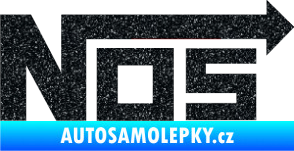 Samolepka NOS Ultra Metalic černá