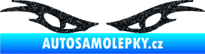 Samolepka Oči 003  Ultra Metalic černá