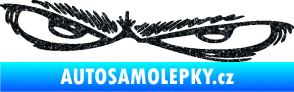 Samolepka Oči 005 levá Ultra Metalic černá