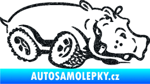 Samolepka Off Road 006 pravá hroch Ultra Metalic černá