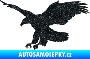 Samolepka Orel 013 levá Ultra Metalic černá