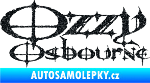 Samolepka Ozzy Osbourne 002 Ultra Metalic černá