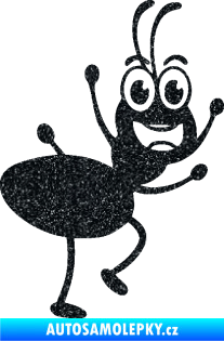 Samolepka Pan mravenec pravá Ultra Metalic černá