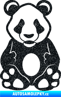 Samolepka Panda 006  Ultra Metalic černá