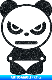 Samolepka Panda boy Ultra Metalic černá