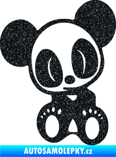 Samolepka Panda JDM levá Ultra Metalic černá