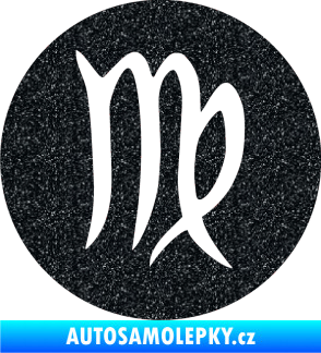 Samolepka Panna 001 - horoskop Ultra Metalic černá