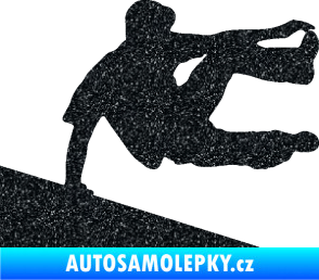 Samolepka Parkour 001 pravá Ultra Metalic černá