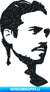 Samolepka Paul Walker 004 pravá Ultra Metalic černá