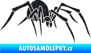 Samolepka Pavouk 002 - pravá Ultra Metalic černá