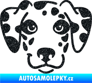 Samolepka Pes 064 Dalmatin Ultra Metalic černá