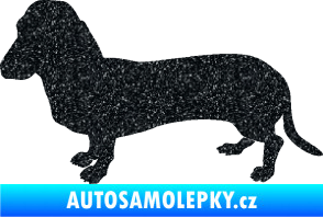 Samolepka Pes 094 levá Baset Ultra Metalic černá