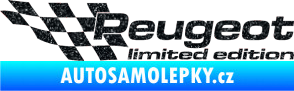 Samolepka Peugeot limited edition levá Ultra Metalic černá