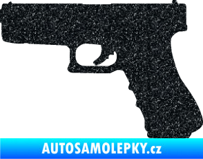 Samolepka Pistole 001 levá Ultra Metalic černá