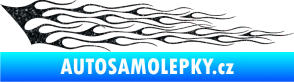 Samolepka Plameny 011 Ultra Metalic černá