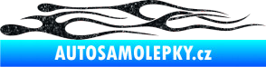 Samolepka Plameny 015 Ultra Metalic černá