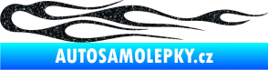 Samolepka Plameny 024 Ultra Metalic černá