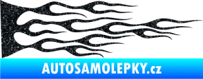 Samolepka Plameny 030 Ultra Metalic černá