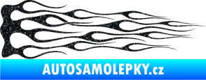 Samolepka Plameny 046 Ultra Metalic černá