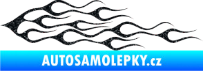 Samolepka Plameny 052 Ultra Metalic černá