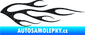 Samolepka Plameny 058 Ultra Metalic černá