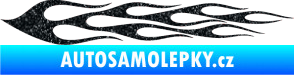 Samolepka Plameny 061 Ultra Metalic černá