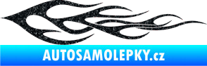 Samolepka Plameny 062 Ultra Metalic černá