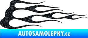 Samolepka Plameny 074 Ultra Metalic černá