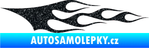 Samolepka Plameny 076 Ultra Metalic černá