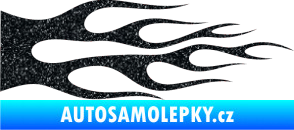 Samolepka Plameny 087 Ultra Metalic černá