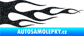 Samolepka Plameny 090 Ultra Metalic černá