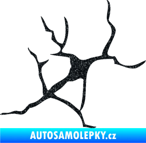 Samolepka Prasklina 004 Ultra Metalic černá