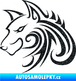 Samolepka Predator tattoo 001 levá Ultra Metalic černá