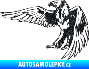 Samolepka Predators 030 levá Ultra Metalic černá