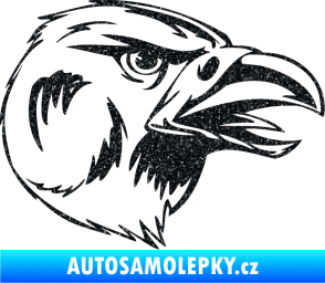 Samolepka Predators 037 pravá Ultra Metalic černá