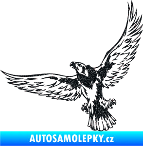 Samolepka Predators 044 levá Ultra Metalic černá