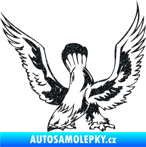 Samolepka Predators 051 levá Ultra Metalic černá