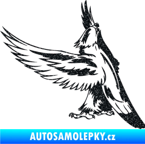 Samolepka Predators 054 levá orel Ultra Metalic černá