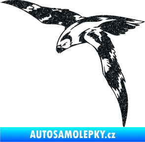 Samolepka Predators 062 levá Ultra Metalic černá