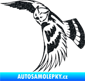 Samolepka Predators 081 levá sova Ultra Metalic černá