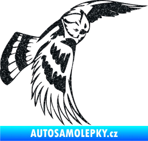 Samolepka Predators 081 pravá sova Ultra Metalic černá