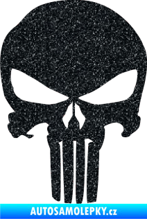 Samolepka Punisher 001 Ultra Metalic černá