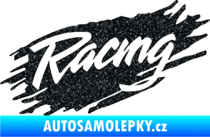 Samolepka Racing 002 Ultra Metalic černá