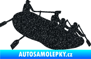 Samolepka Raft 001 pravá Ultra Metalic černá