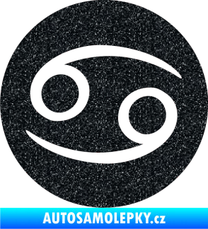 Samolepka Rak 001 - horoskop Ultra Metalic černá