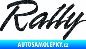 Samolepka Rally nápis Ultra Metalic černá