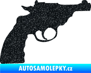 Samolepka Revolver 001 pravá Ultra Metalic černá
