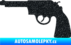 Samolepka Revolver 002 levá Ultra Metalic černá