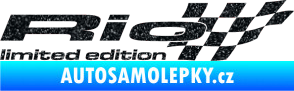 Samolepka Rio limited edition pravá Ultra Metalic černá